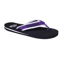 Forever Collectibles Officially Licensed NFL Contour Flip Flops - Happy Feet and Comfy Feet