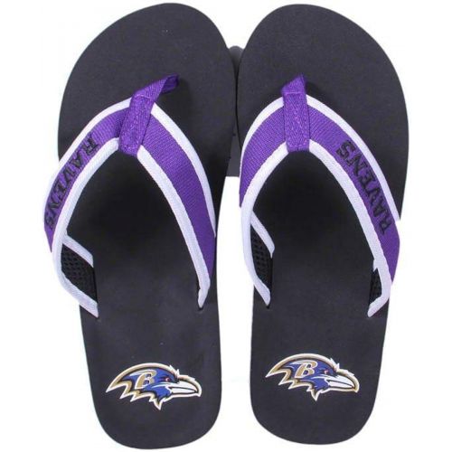  Forever Collectibles Officially Licensed NFL Contour Flip Flops - Happy Feet and Comfy Feet