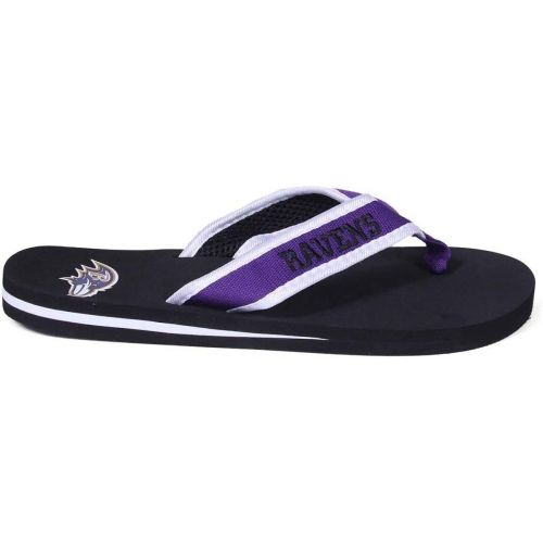  Forever Collectibles Officially Licensed NFL Contour Flip Flops - Happy Feet and Comfy Feet