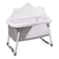 ComfyBumpy Travel Bassinet for Baby - Rocking & Sturdy Cradle - Includes Carry Case, Mosquito Net,...