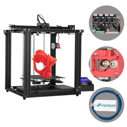  Comgrow Official Creality Ender 5 Pro 3D Printer Upgrade Silent Mother Board Metal Feeder Extruder and Capricorn Bowden PTFE Tubing 220 x 220 x 300mm Build Volume