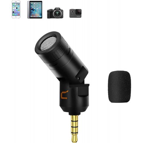  Comica CVM-VS07 Flexible Cardioid Mini Shotgun Microphone, Video Camera Mic with Excellent Shielding, 3.5mm TRRS Vlogging Mic for Smartphones, Gopro 7/8, Cameras, Laptops and Wirel