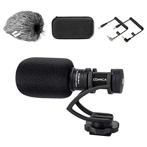  [아마존베스트]Comica CVM-VM10II Full Metal Compact On Camera Cardioid Directional Mini Shotgun Video Microphone for Smartphone iPhone,Huawei,DJI Osmo,SonyA9/A7RII/A7RSII,GH4/ GH5, and DSLR Camer