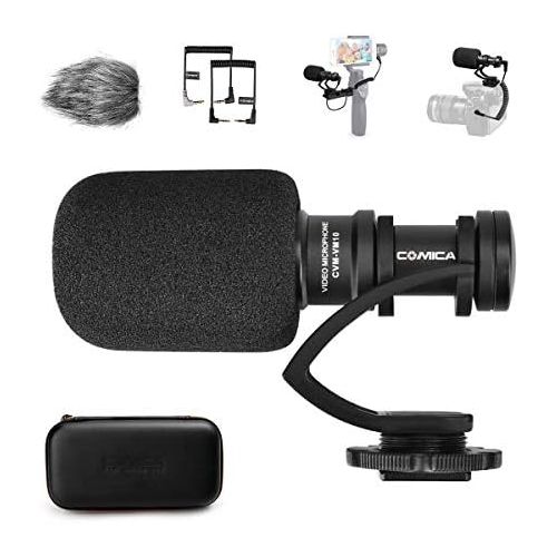  [아마존베스트]Comica Directional Microphone, Camera Microphone, CVM-V30LITE for Canon, Sony, Nikon, Panasonic, Camcorder, Smartphone