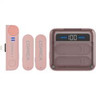 Comica Audio Vimo S MI 2-Person Wireless Microphone System with Lightning Connector for iOS Devices (Pink, 2.4 GHz)
