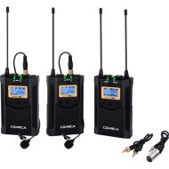 Comica Audio CVM-WM100 PLUS 2-Person Camera-Mount Wireless Omni Lavalier Microphone System (568.125 to 591.875 MHz)