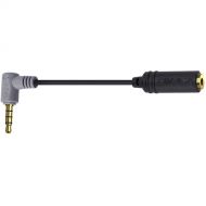 Comica Audio CVM-SPX 3.5mm TRS Female to 3.5mm Right-Angle TRRS Male Adapter Cable for Smartphones (4.5