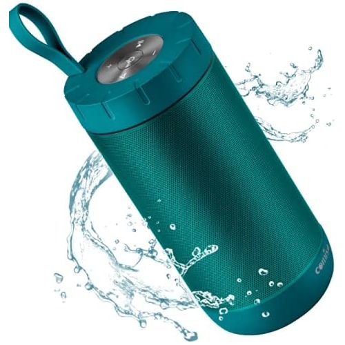  COMISO Bluetooth Speaker Waterproof IPX7 (Upgrade) 25W Wireless Portable Loud Surround Sound Strong Bass Stereo Pairing 36 Hours Playtime, Bluetooth 5.0 Built in Mic for Calls Offi