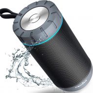 [아마존베스트]COMISO Waterproof Bluetooth Speakers Outdoor Wireless Portable Speaker with 20 Hours Playtime Superior Sound for Camping, Beach, Sports, Pool Party, Shower (Dark Grey)
