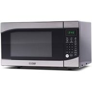 [아마존베스트]Commercial Chef CHM009 Countertop Microwave Oven 900 Watt, 0.9 Cubic Feet, Stainless Steel Front, Black Cabinet, Small, Trim