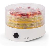 [아마존베스트]Commercial Chef CCD100W6 Compact Dehydrator, Beef Jerky Maker, Food Preservation Device, 100 Watts, White