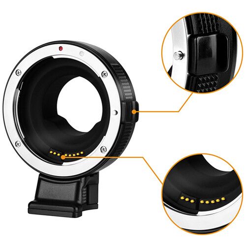  Commlite Electronic AF Lens Mount Adapter for EF/EF-S Mount Lens to M4/3 Mount Cameras