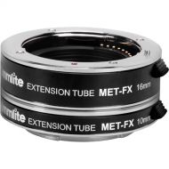 Commlite Automatic Extension Tube Set for FUJIFILM X-Mount