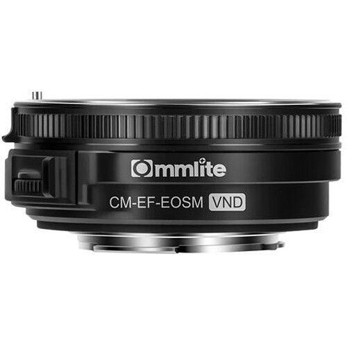  Commlite Electronic Autofocus Lens Mount Adapter for Canon EF-Mount Lens to EF-M-Mount Camera with Variable ND