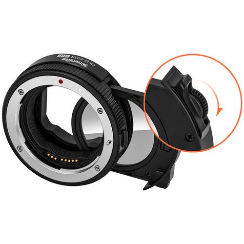  Commlite AF Mount Adapter with Variable ND for EF/EF-S Lens to EOS RF-Mount Camera