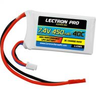 Common Sense RC Lectron Pro 450mAh LiPo Battery with JST Connector for Small Drones and Airplanes (7.4V, 40C)