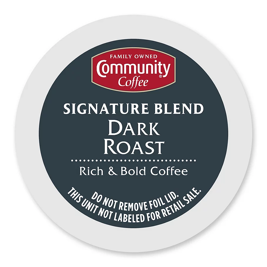  36-Count Community Coffee Dark Roast Coffee for Single Serve Coffee Makers
