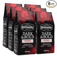 Community Coffee Dark & Bold Intense Blend 72 Ounces, Dark Roast Ground Coffee, 12 Ounce Bag (Pack of 6)