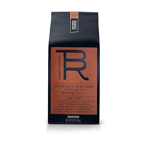  Bosque Ranch Craft Coffee™ From Taylor Sheridan In Partnership With Community Coffee, Dark Roast Ground Coffee, 12 Ounce Bag (Pack of 6)