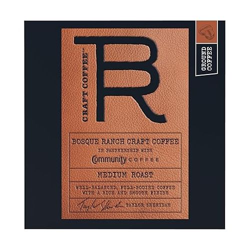  Bosque Ranch Craft Coffee From Taylor Sheridan In Partnership With Community Coffee, Medium Roast 12 Count K-Cup Pods (Pack of 6)