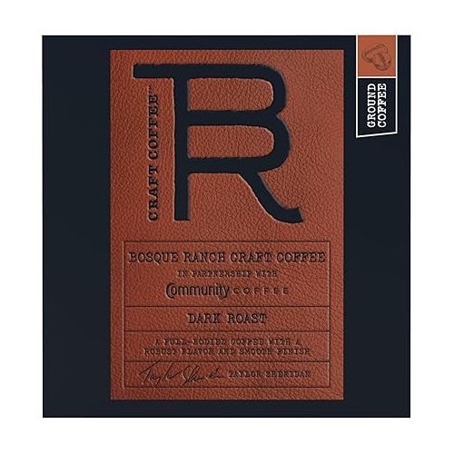  Bosque Ranch Craft Coffee From Taylor Sheridan In Partnership With Community Coffee, Dark Roast, K-Cup Pods, 12 Count (Pack of 6)