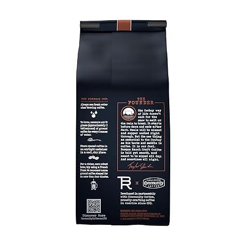  Bosque Ranch Craft Coffee From Taylor Sheridan In Partnership With Community Coffee, Medium Roast Whole Bean Coffee, 12 Ounce Bag (Pack of 1)