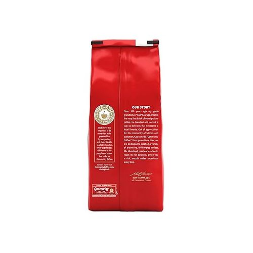  Community Coffee Signature Blend 32 Ounce, Dark Roast Ground Coffee, 32 Ounce Bag (Pack of 1)