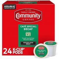 Community Coffee Cafe Special Decaf 24 Count Coffee Pods, Medium-Dark Roast, Compatible with Keurig 2.0 K-Cup Brewers, 24 Count (Pack of 1)