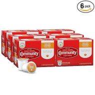 Community Coffee Golden Caramel Flavored 72 Count Coffee Pods, Medium Roast, Compatible with Keurig 2.0 K-Cup Brewers, 12 Count (Pack of 6)