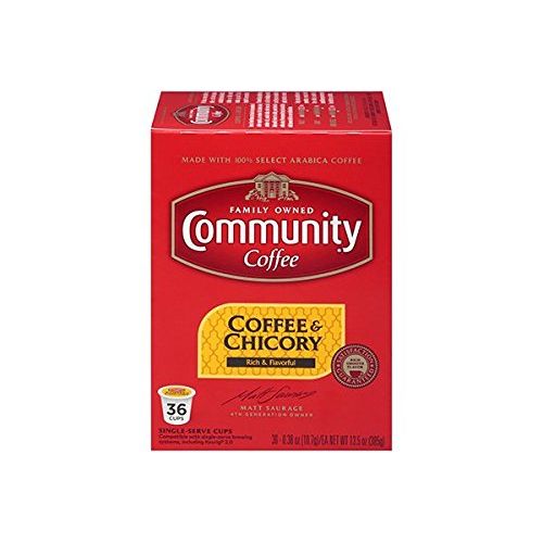  Community Coffee Cafe Special Medium Dark Roast Single Serve K-Cup Compatible Coffee Pods, Box of 72 Pods