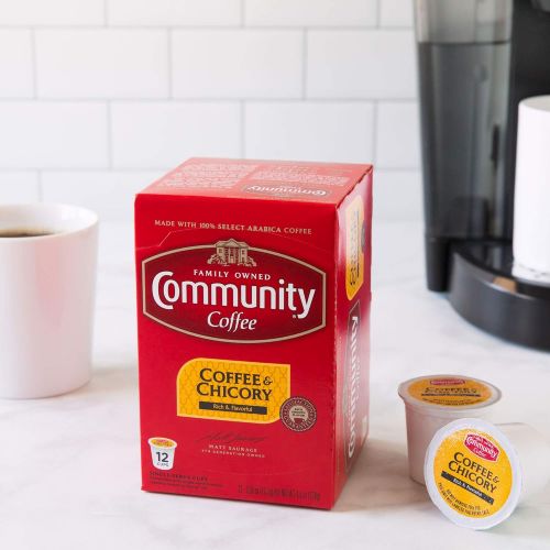  Community Coffee Cafe Special Medium Dark Roast Single Serve K-Cup Compatible Coffee Pods, Box of 72 Pods