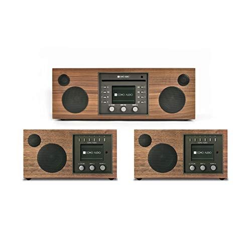  Como Audio: Whole Home Music Solution - 3 System Bundle (Walnut/Black)