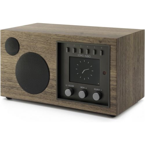  Como Audio Solo Wireless Speaker - Hand-Crafted Veneer Cabinets- One Touch Streaming, Internet Radio, Bluetooth, Wi-Fi (Global Edition)