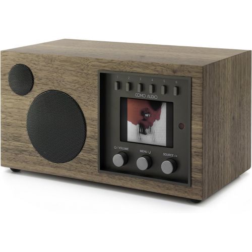  Como Audio Solo Wireless Speaker - Hand-Crafted Veneer Cabinets- One Touch Streaming, Internet Radio, Bluetooth, Wi-Fi (Global Edition)