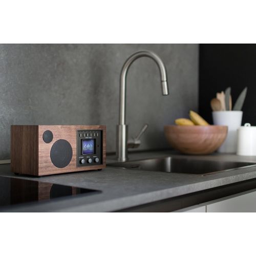  Como Audio Solo Wireless Speaker - Hand-Crafted Veneer Cabinets- One Touch Streaming, Internet Radio, Bluetooth, Wi-Fi (Global Edition)