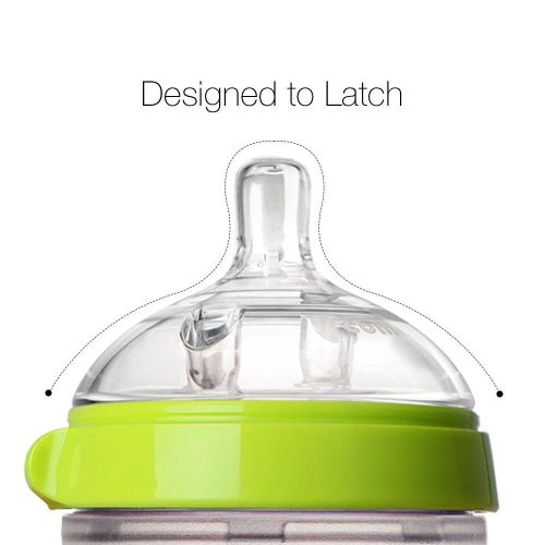  [아마존베스트]Comotomo Baby Bottle, Green, 8 Ounce (2 Count)