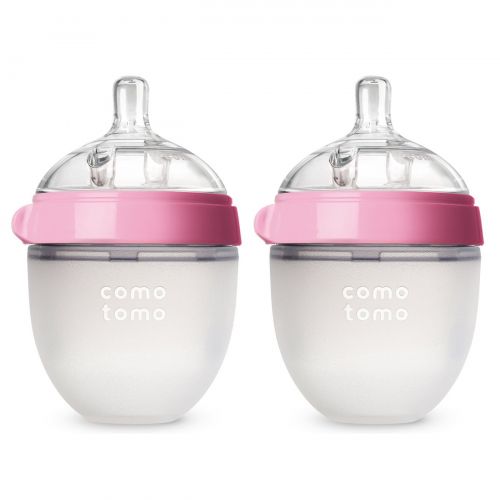  [아마존베스트]Comotomo Baby Bottle, Pink, 5 Ounce (2 Count)