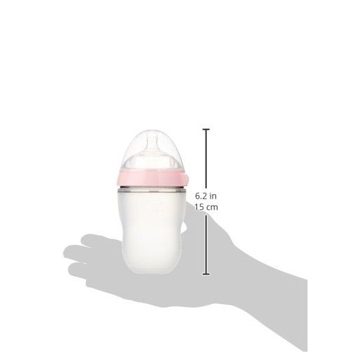  [아마존베스트]Comotomo Baby Bottle, Pink, 8 Ounce (2 Count)