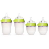 [아마존베스트]Comotomo - Baby Bottles - Baby Feeding - Green - 4 Pack - Two 5 Ounce Bottles and Two 8 Ounce Bottles