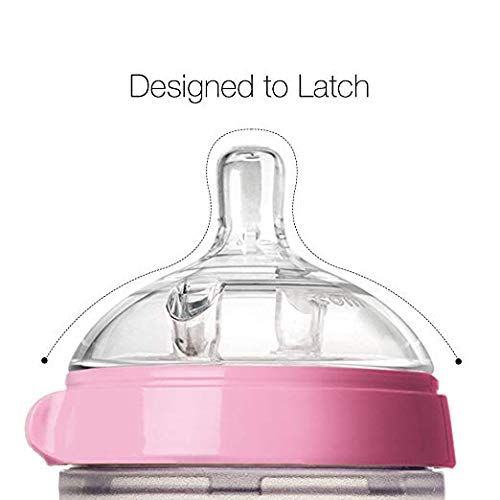  [아마존베스트]Comotomo Baby Bottle Bundle, Pink, 1 Set