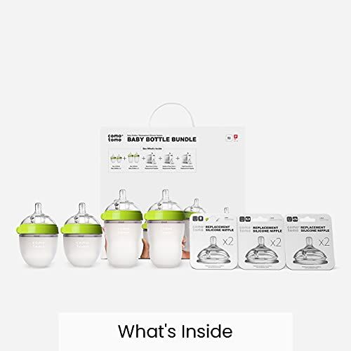  [가격문의]Comotomo Baby Bottle Bundle, Green