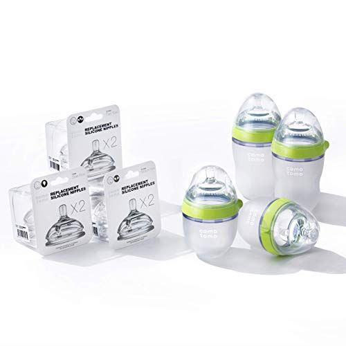  [가격문의]Comotomo Baby Bottle Bundle, Green