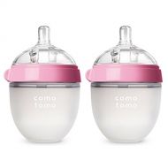 Comotomo Baby Bottle, Pink, 5 Ounce (2 Count)