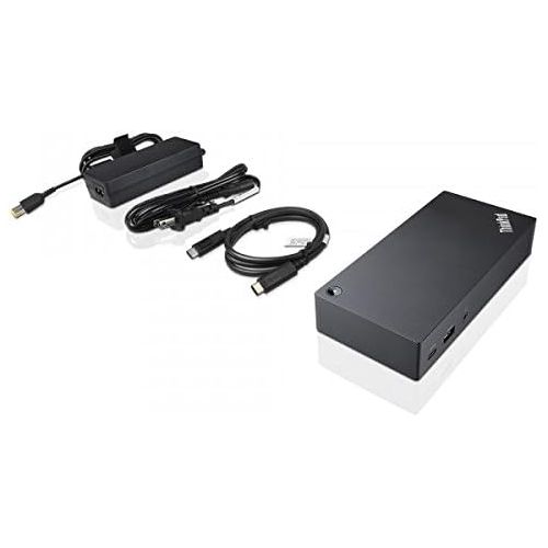  Comp XP New Genuine Dock For Lenovo ThinkPad USB-C Dock, 90W 2 Prong AC Adapter DK1633