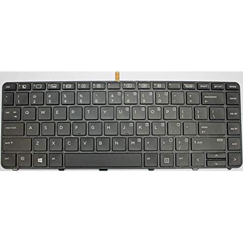  Comp XP New Genuine Keyboard for HP ProBook 640 G2, G3 Keyboard Backlit with Frame 840800-001