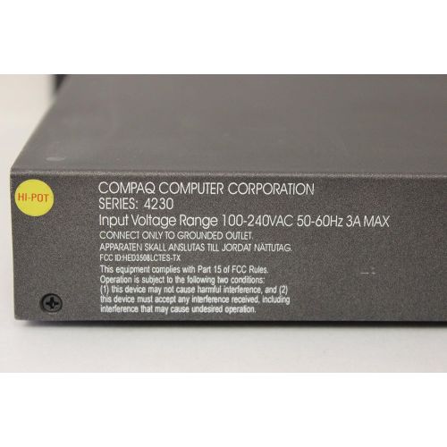  Compaq 167000-001 5708FX Fast Ethernet Switch 100 Base-FX 8 Port