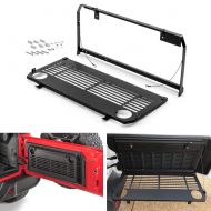 Compatible Modifying Jeep Tailgate Table Black Foldable Back Shelf Fits for 2018-2019 Jeep Wrangler JL