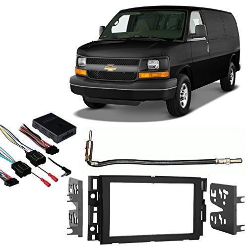  Harmony Audio Fits Chevy non-NAV Express 2013-2014 Double DIN Harness Radio Install Dash Kit