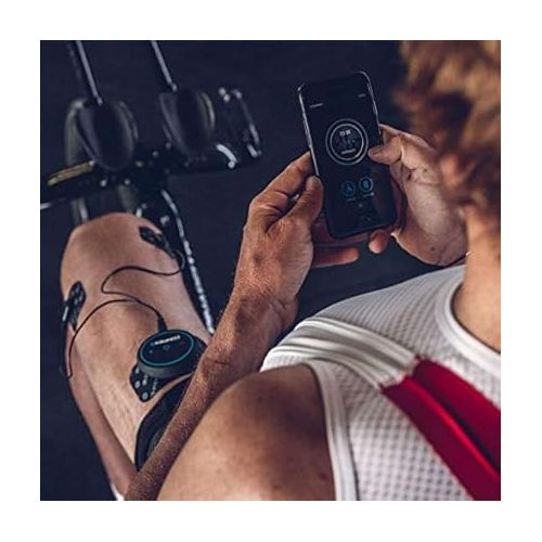  Compex Mini Wireless Electric Muscle Stimulator EMS with Tens 2 Pods, Smartphone Compatible with Mobile App Apple & Android for Workouts & Training Log
