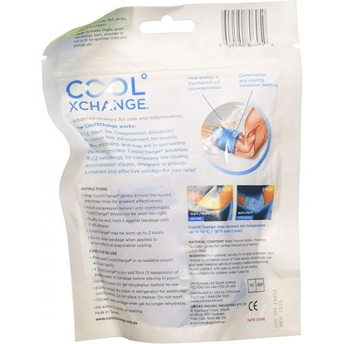  CoolxChange, Compression Cooling Gel Bandage, Regular, 3